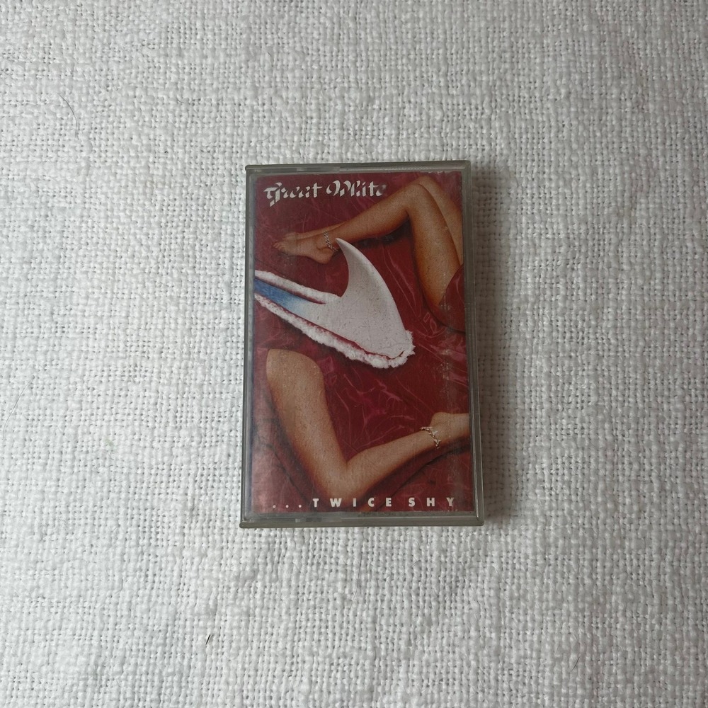 Vtg Capitol Records 1989 Cassette Tape Great White Twice Shy Original Untested - Picture 2 of 6